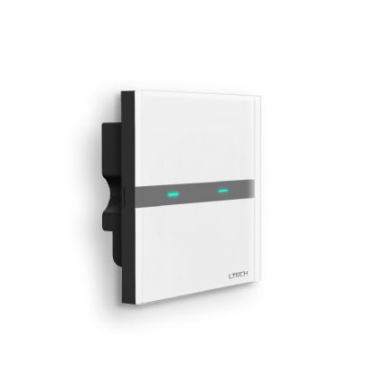 K2RF  Wireless Touch Switch K2 & Wireless RF Remote Control VK 200-240V 400W (200W x 2CH) 25m range